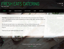 Tablet Screenshot of fresheatscatering.com